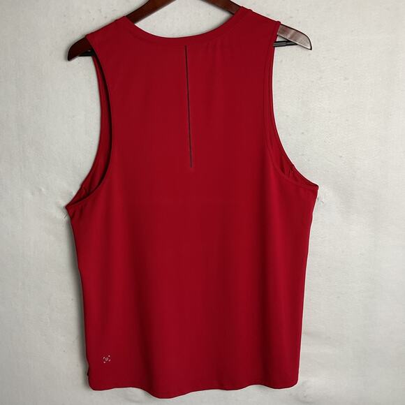 Lululemon Mens One Size Red Metal Vent Tech Muscle Tank Top - Picture 4 of 7